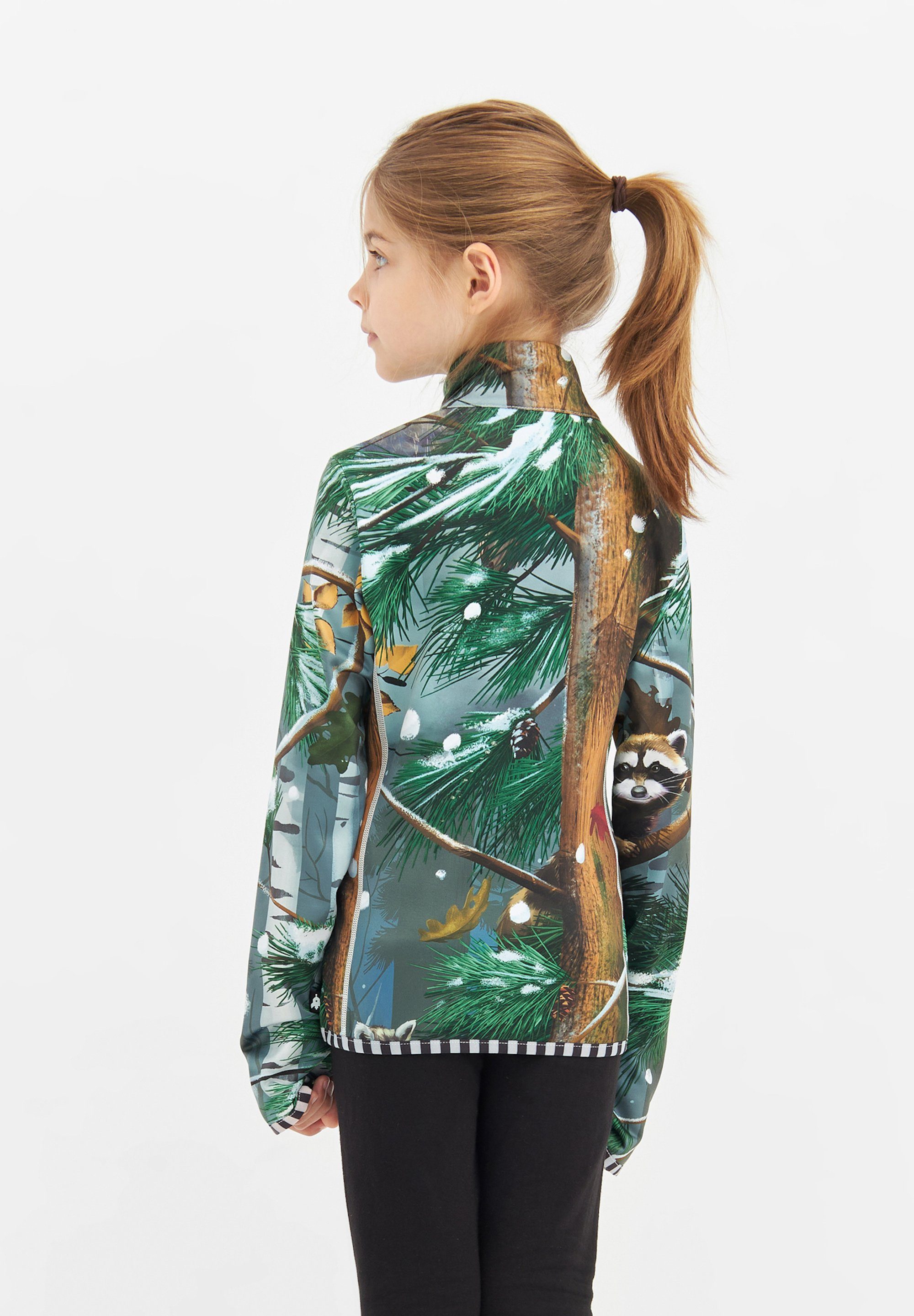 WeeDo Langarmshirt WOODS Funderwear Feuchtigkeitsregulierendes Funktionsshirt für Kinder
