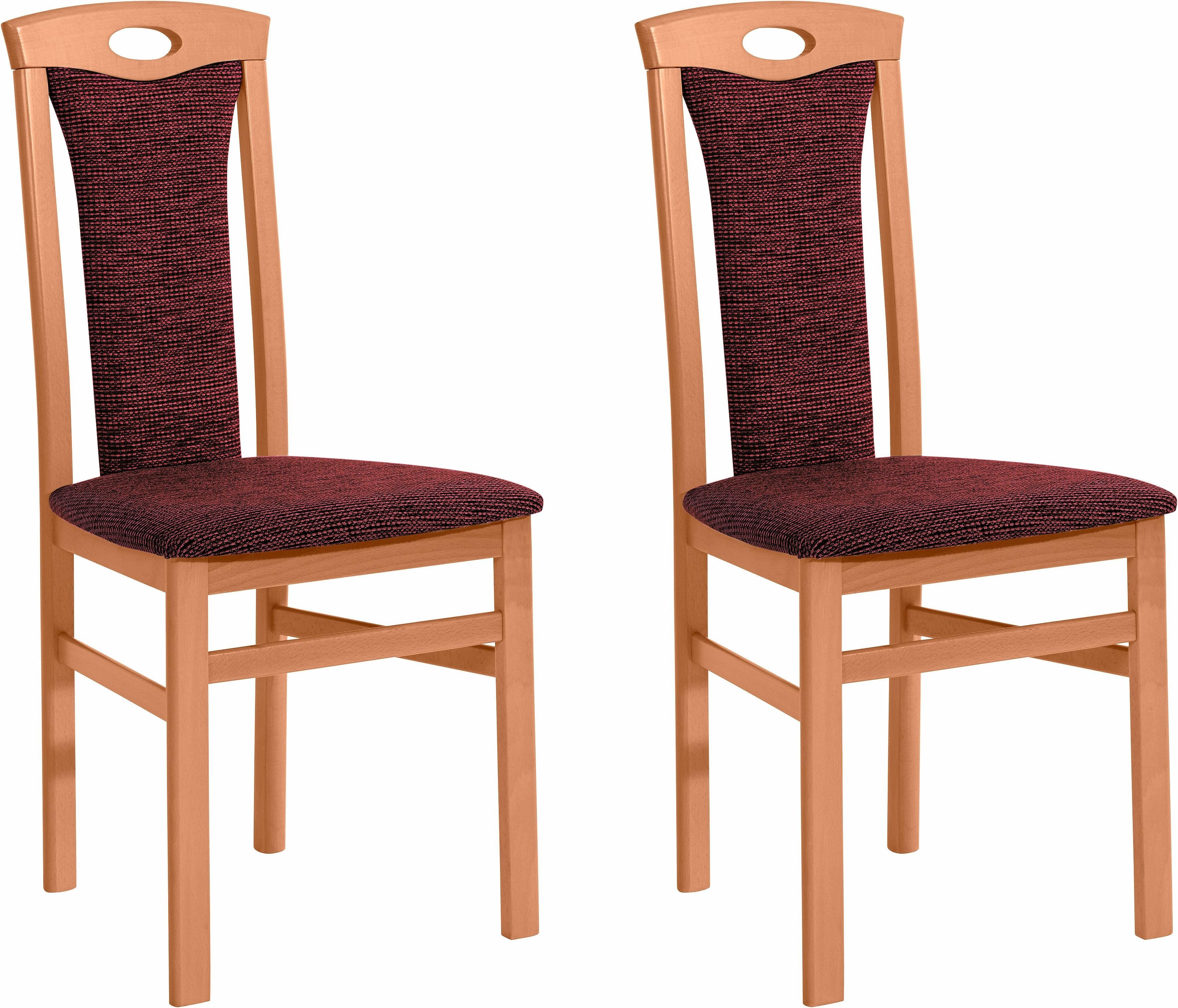 Home affaire 4-Fußstuhl "Kasia" (Set) 2 Stk. Struktur günstig online kaufen
