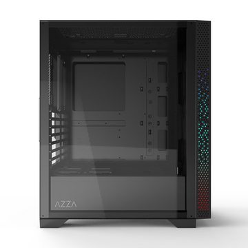 AZZA Gaming-Gehäuse Celesta 340, Formfaktor: ATX, Tempered Glass, RGB Frontpanel