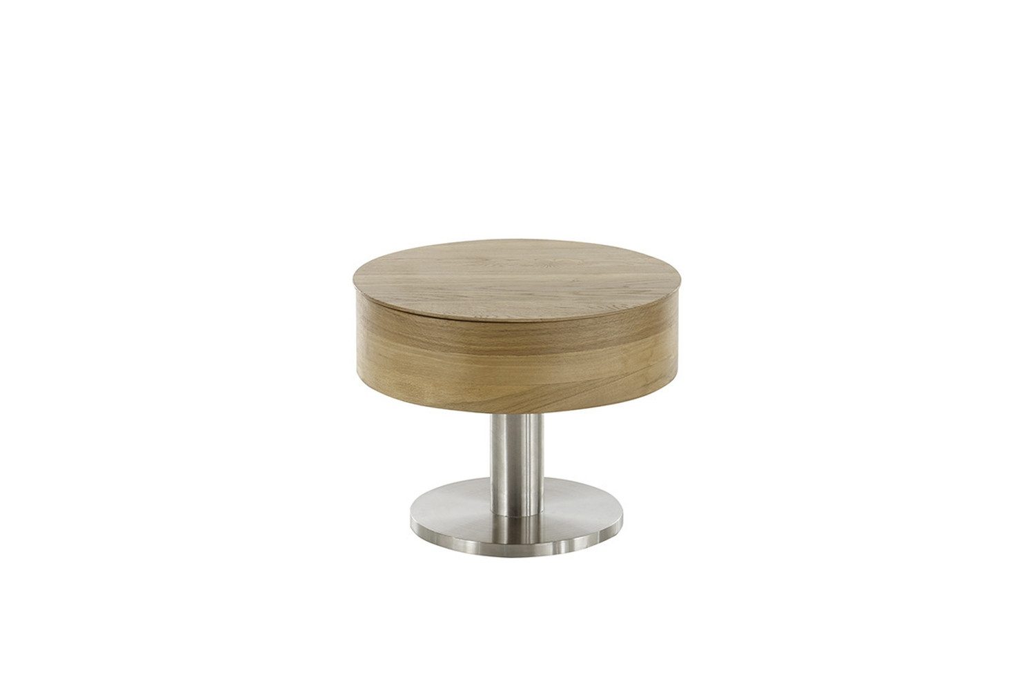 freiraum Couchtisch TANGER, mit Lift un Stauraum, Asteiche furniert - 47/65x60cm (HxD)