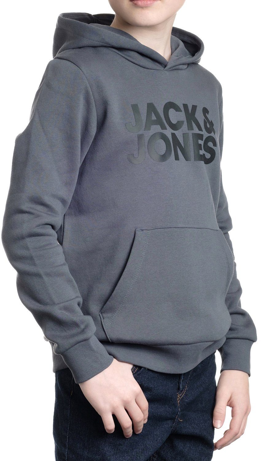 Junior & Darkslate-Black Jack Unifarbe Kapuzenpullover Jones