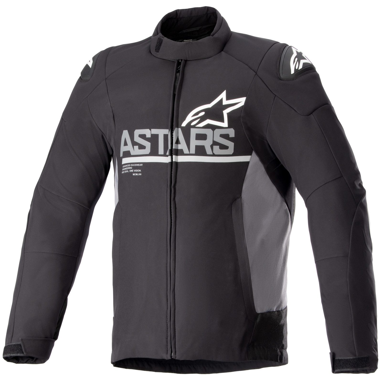 Motorradjacke Alpinestars SMX Waterproof Jacke schwarz / dunkelgrau