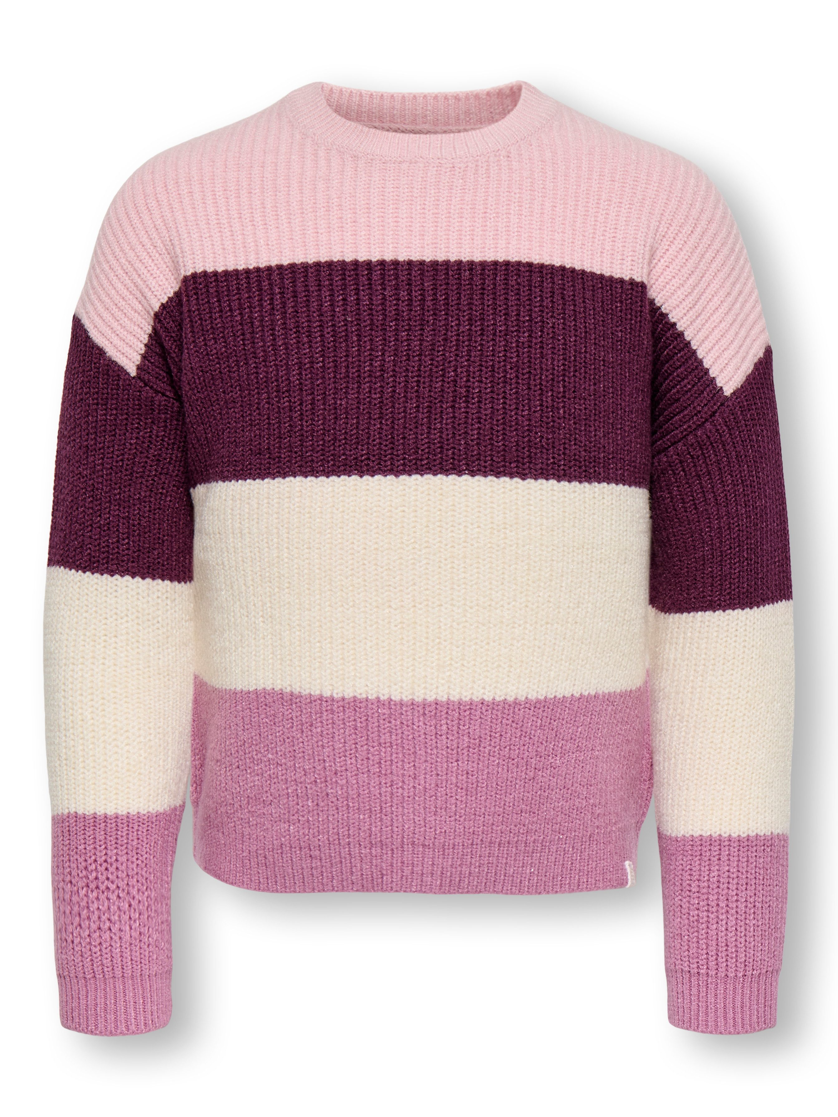 Strickpullover KMGSANDY L/S STRIPE PULLOVER KNT NOOS