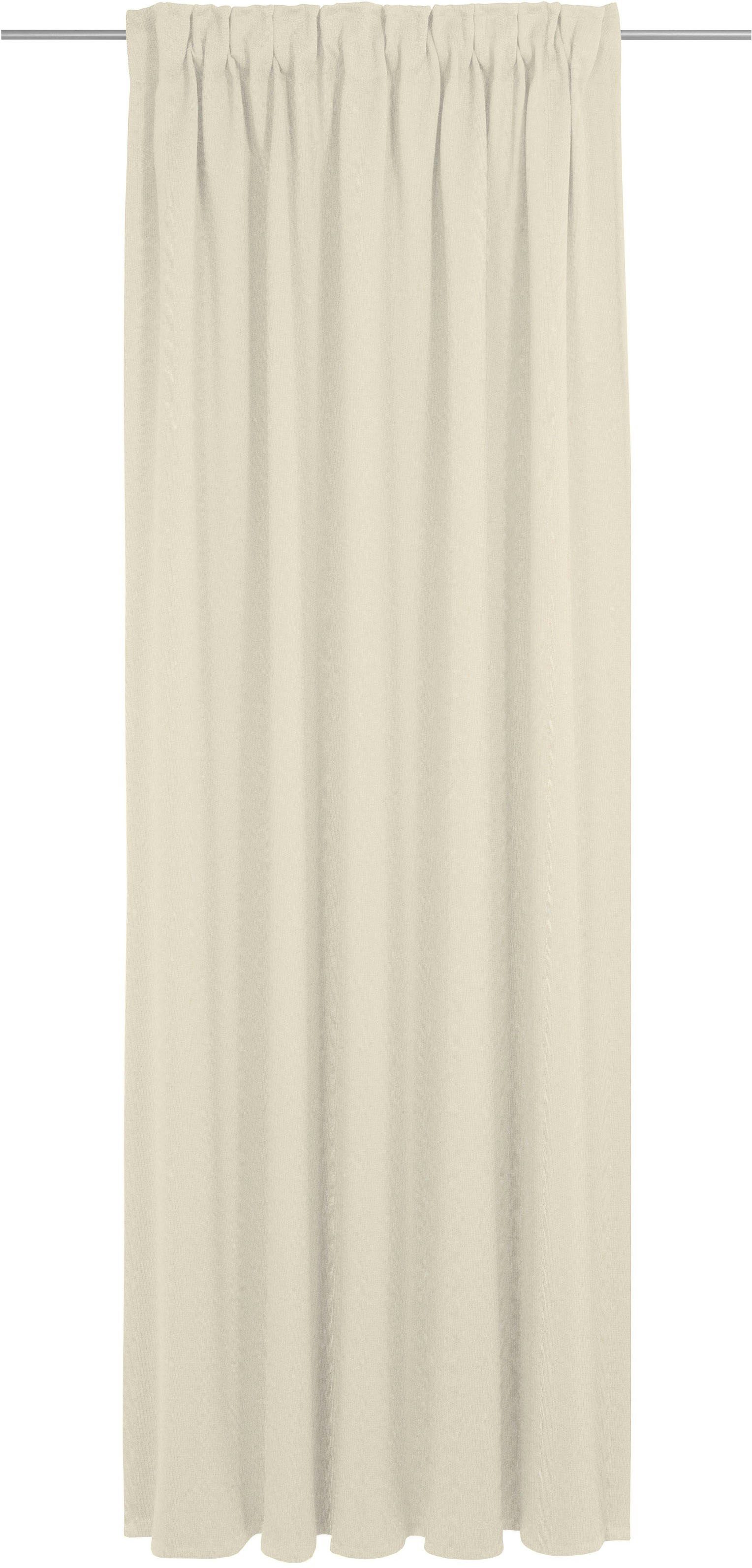 Vorhang Uni Collection, Adam, Multifunktionsband (1 St), blickdicht,  Jacquard, nachhaltig aus Bio-Baumwolle