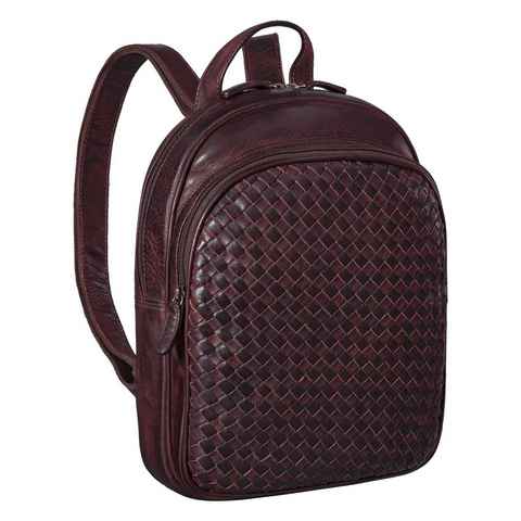 STILORD Cityrucksack "Aubrey" Damen Tagesrucksack Leder