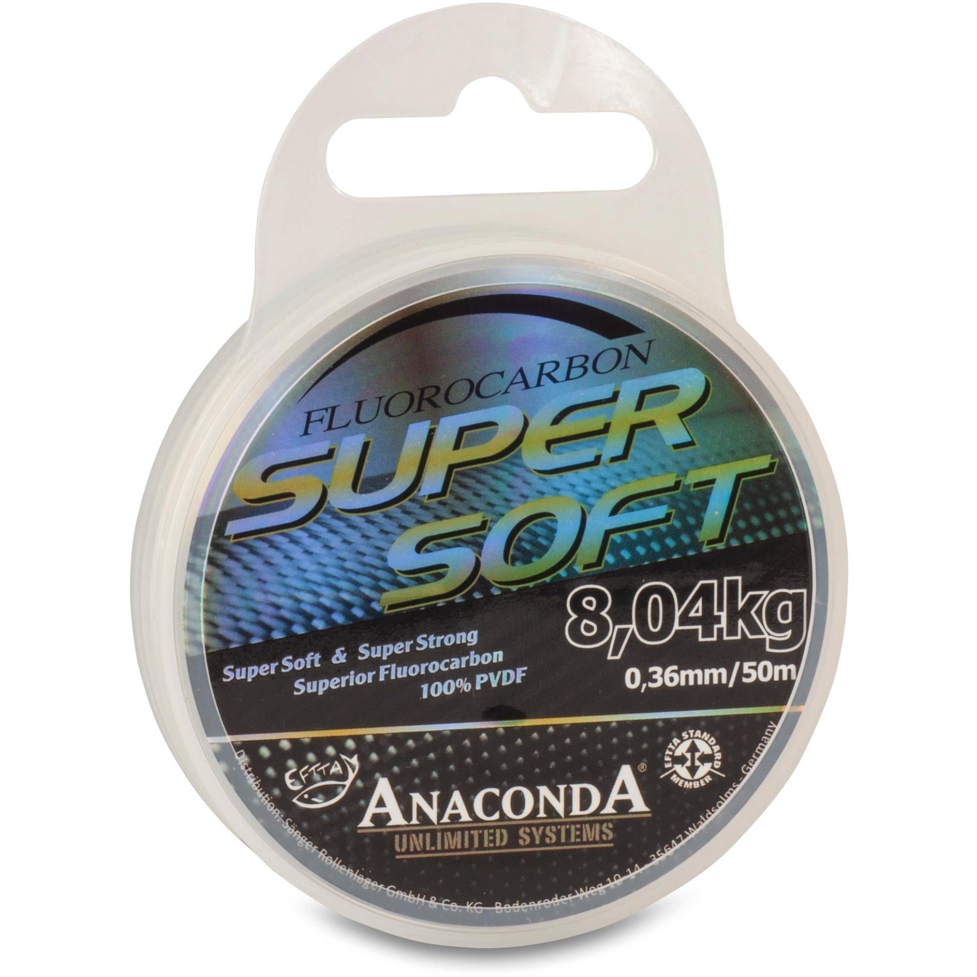 Anaconda Vorfachschnur Anaconda Super Soft Fluorocarbon 50m / Vorfachmaterial Karpfen