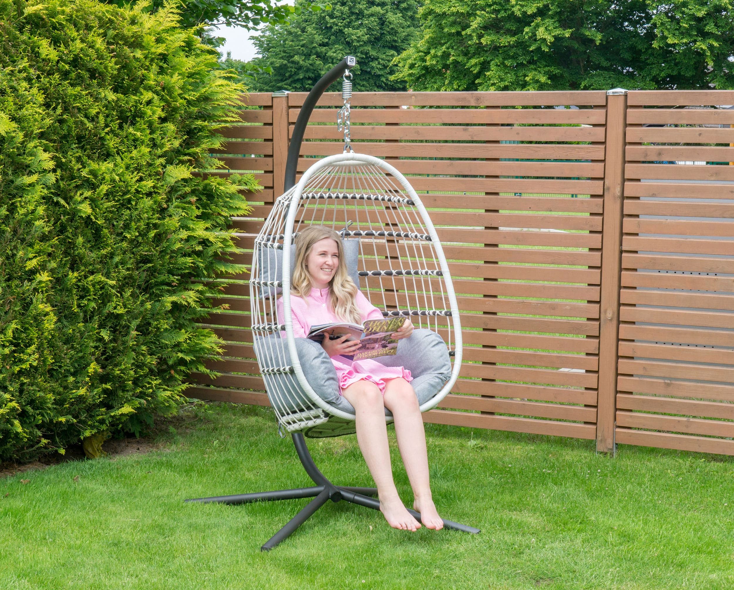 LC Garden Hängesessel Sunai Bequemer Hängekorb günstig online kaufen