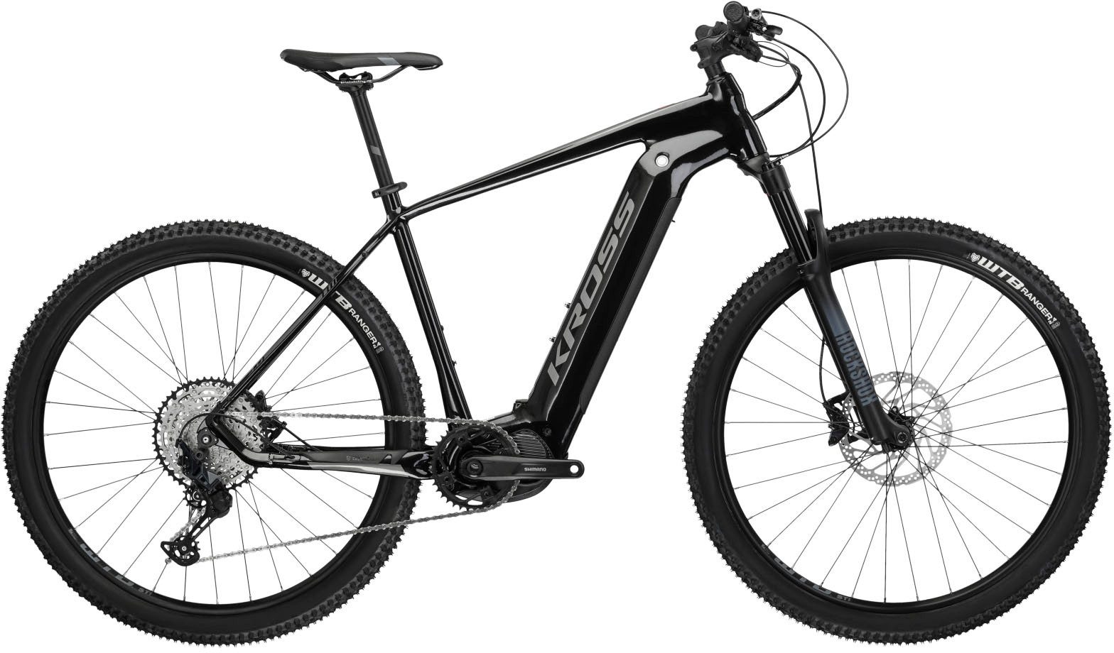 Kross E-Bike Mountainbike KROSS E-MTB Level Boost 3.0 29" schwarz, 12 Gang Shimano DEORE SLX M7100 Schaltwerk, Kettenschaltung, Mittelmotor, 630 Wh, Pedelec, Elektrofahrrad für Damen und Herren, MTB