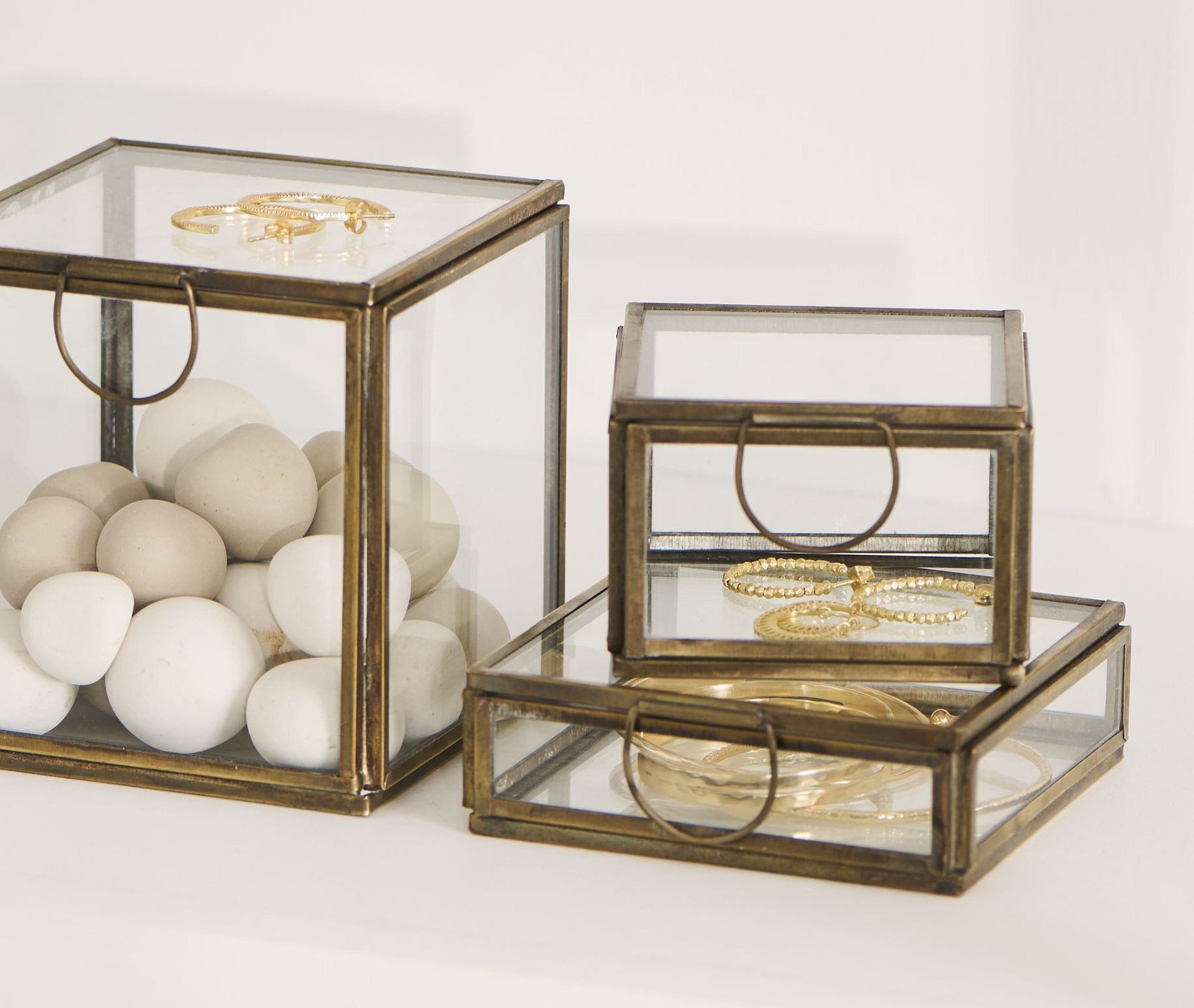 Ib Laursen Aufbewahrungsbox Ib Laursen Glasbox Utensilienbox Glas Schachtel günstig online kaufen