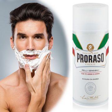 Sarcia.eu Rasierschaum Proraso - Rasierschaum mit Aloe Vera und grünem Tee 300 ml