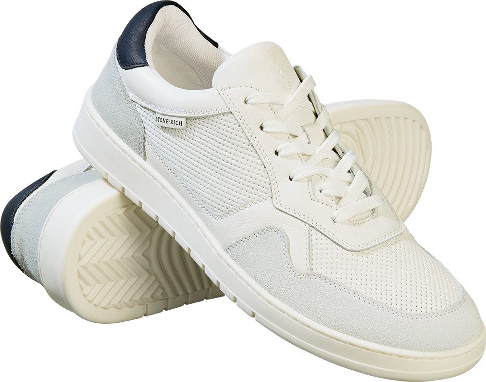 Stone Rich Sneaker Hochwertiges Glattleder günstig online kaufen