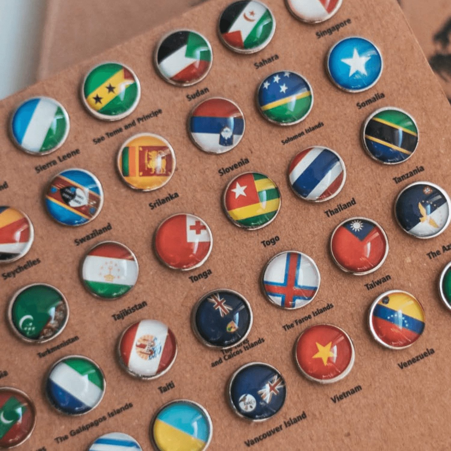 MagicHolz Pins MagicHolz 288 FlaggenPins für Deine Weltkarte DIY Zubehör