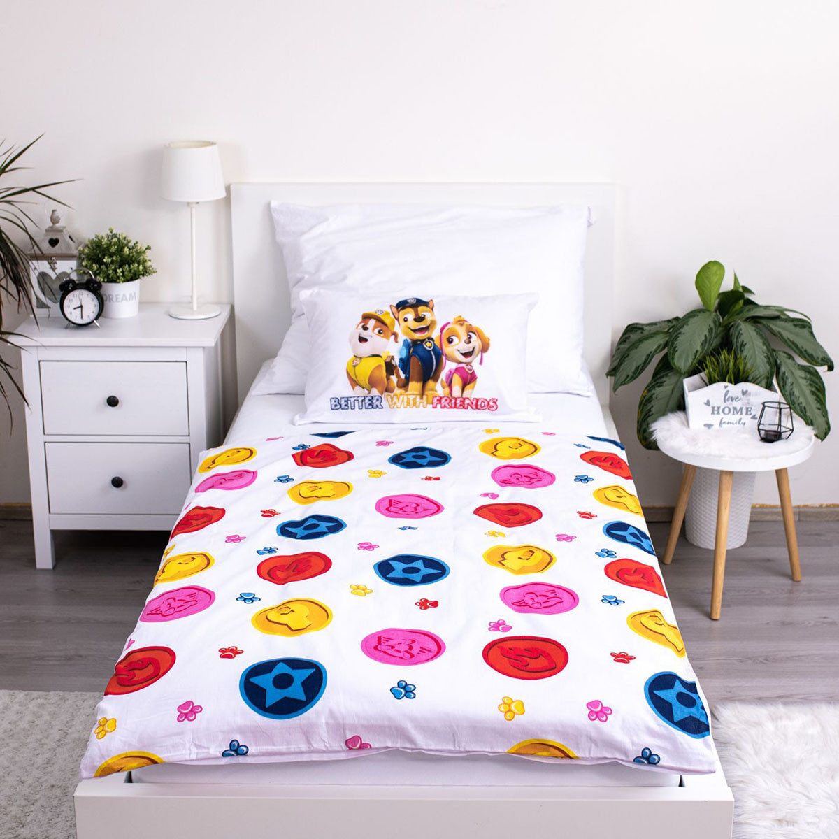 PAW PATROL Kinderbettwäsche Paw Patrol, Renforcé, 2 teilig