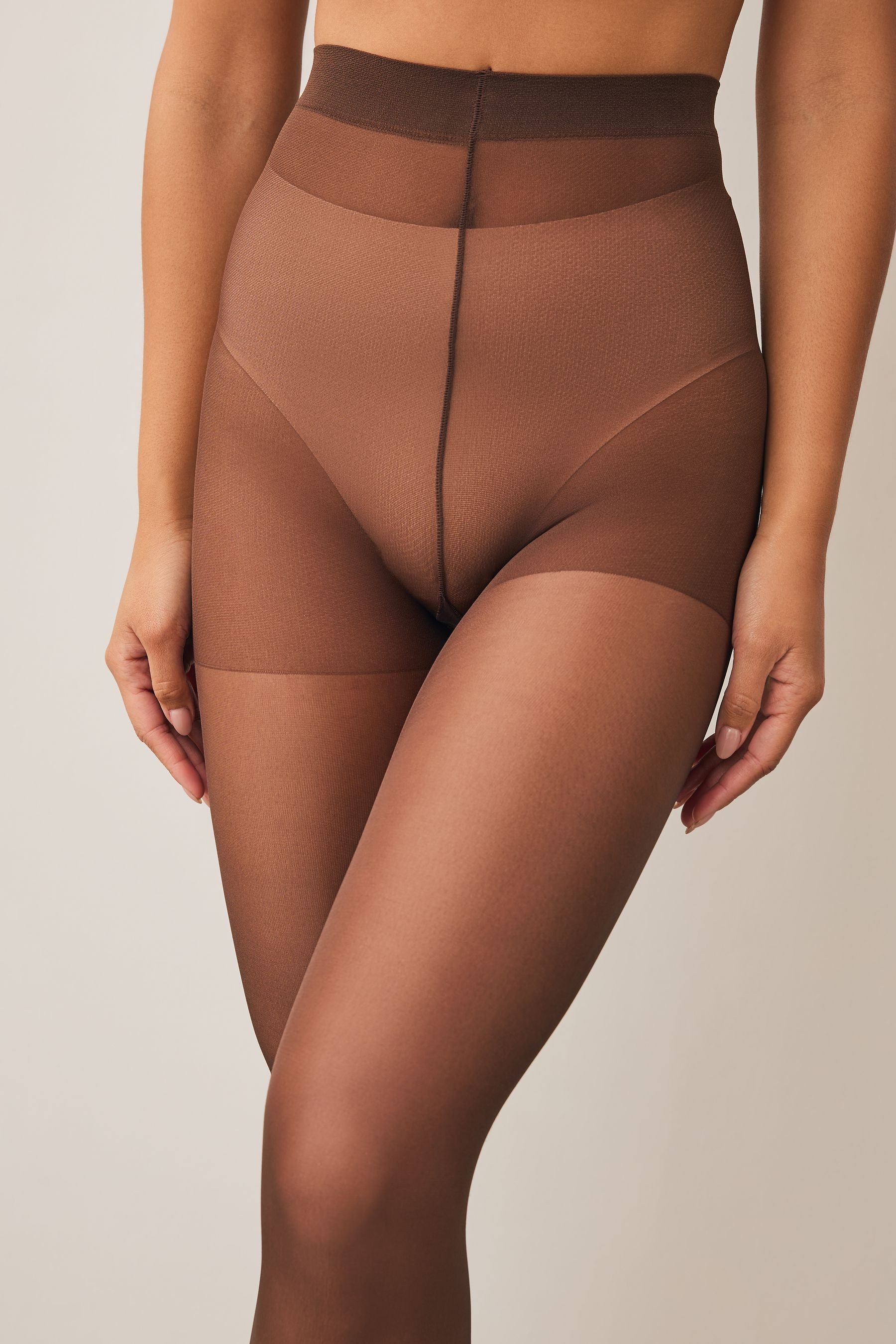 Next Feinstrumpfhose 3 x Glänzende Strumpfhosen 20 Den, transparent (3 St) – Bild 3 von 5