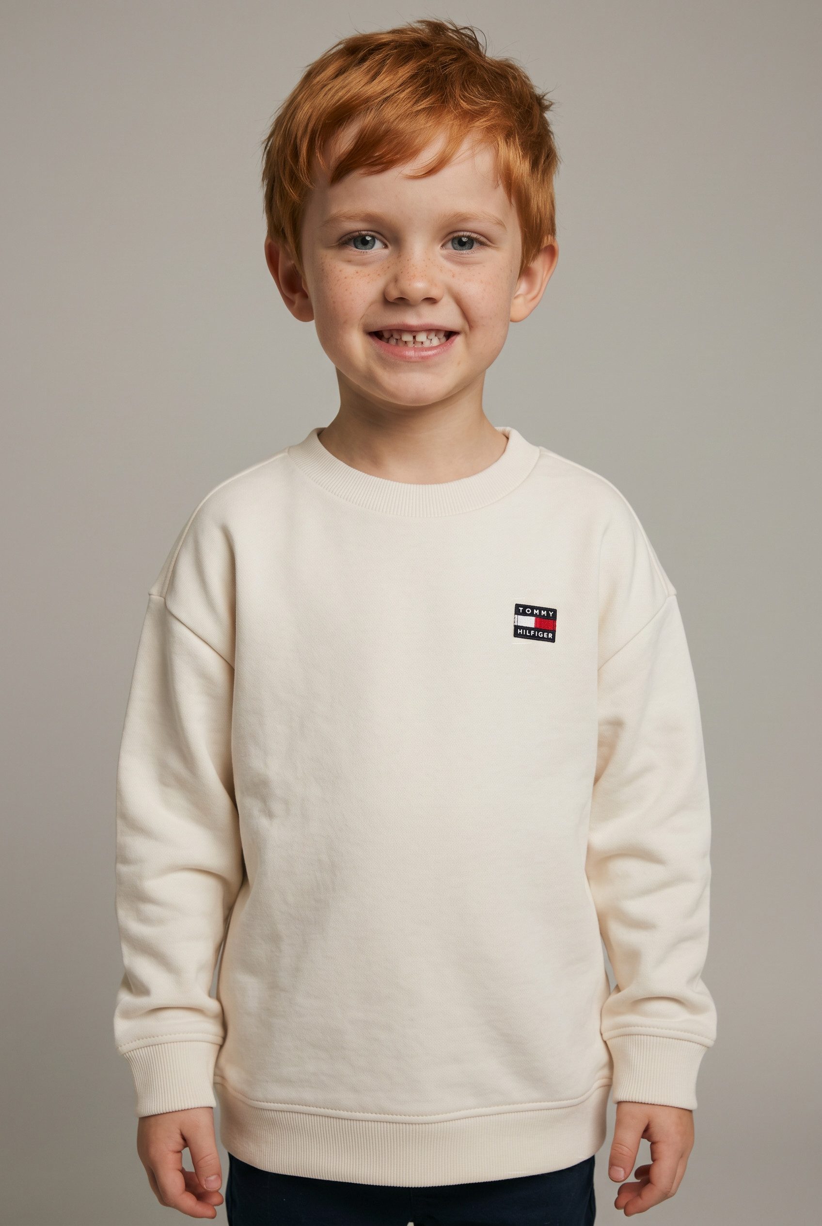 Tommy Hilfiger Sweatshirt Rundhalsausschnitt, Regular Fit, Kinder bis 16 Jahre