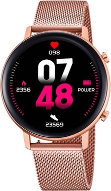 Lotus 50042/1 Smartwatch Set, 2-tlg., mit Wechselarmband aus rosanem Silikon