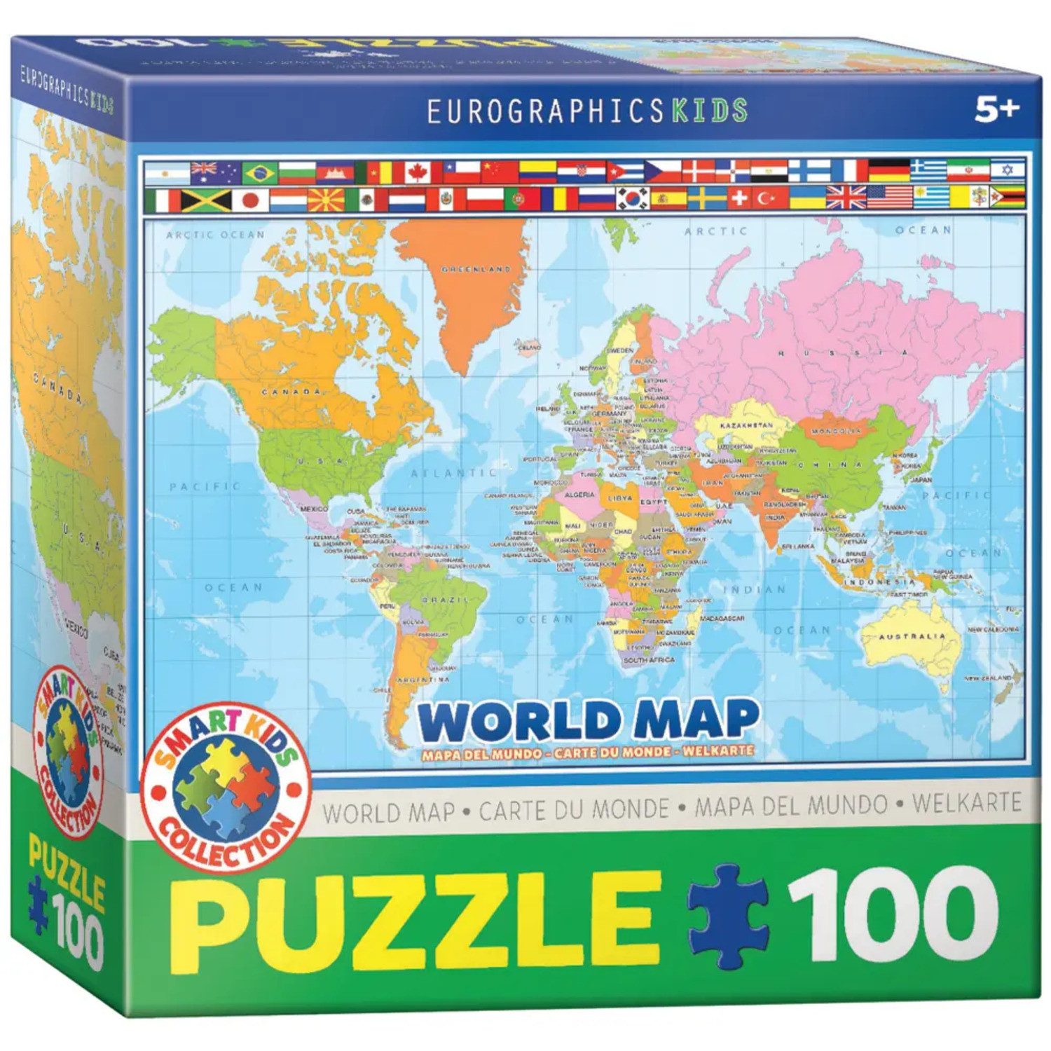 EUROGRAPHICS Puzzle Weltkarte (Puzzle), 199 Puzzleteile günstig online kaufen