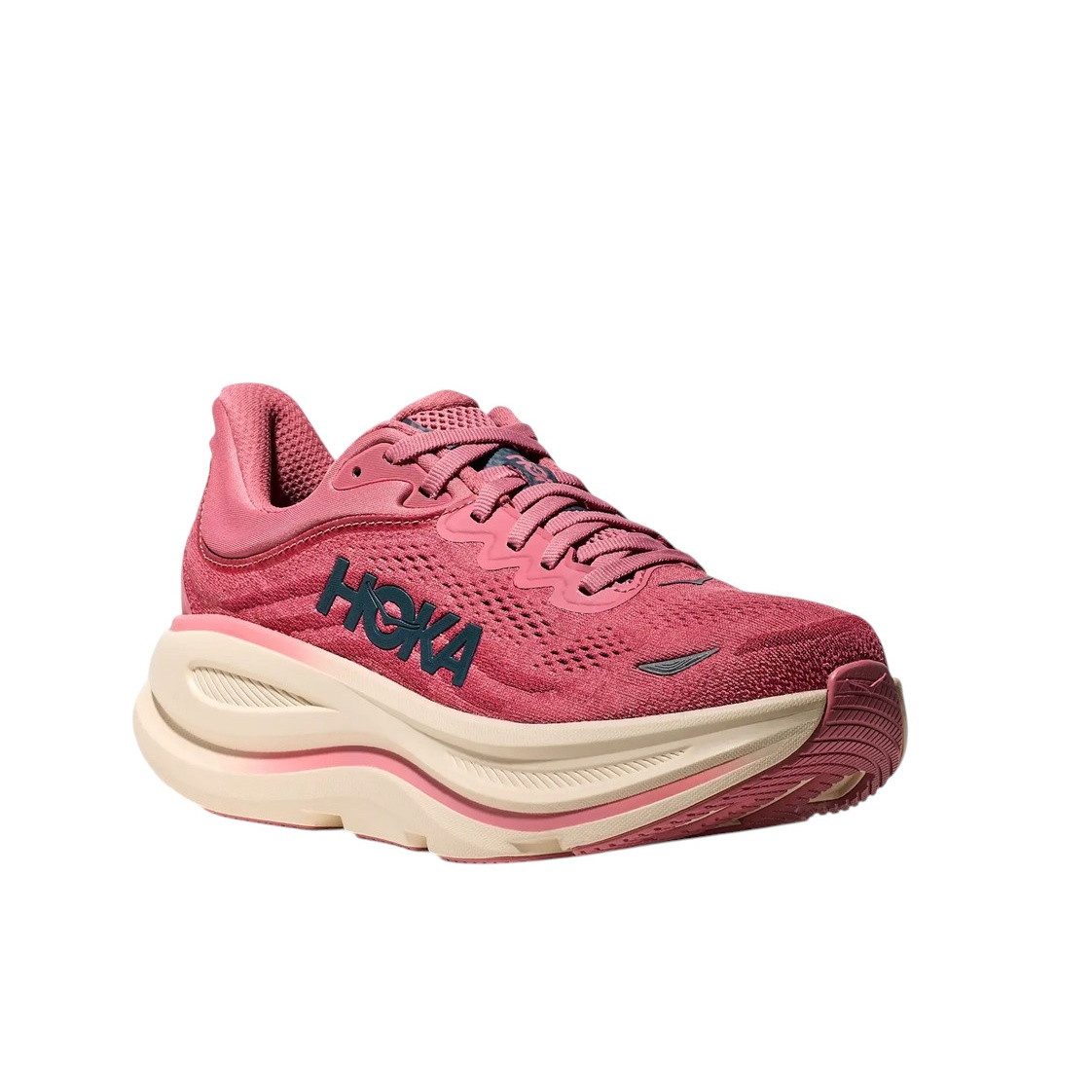 Hoka One One Bondi 9 (Dämpfung) berry/rot Damen Laufschuh