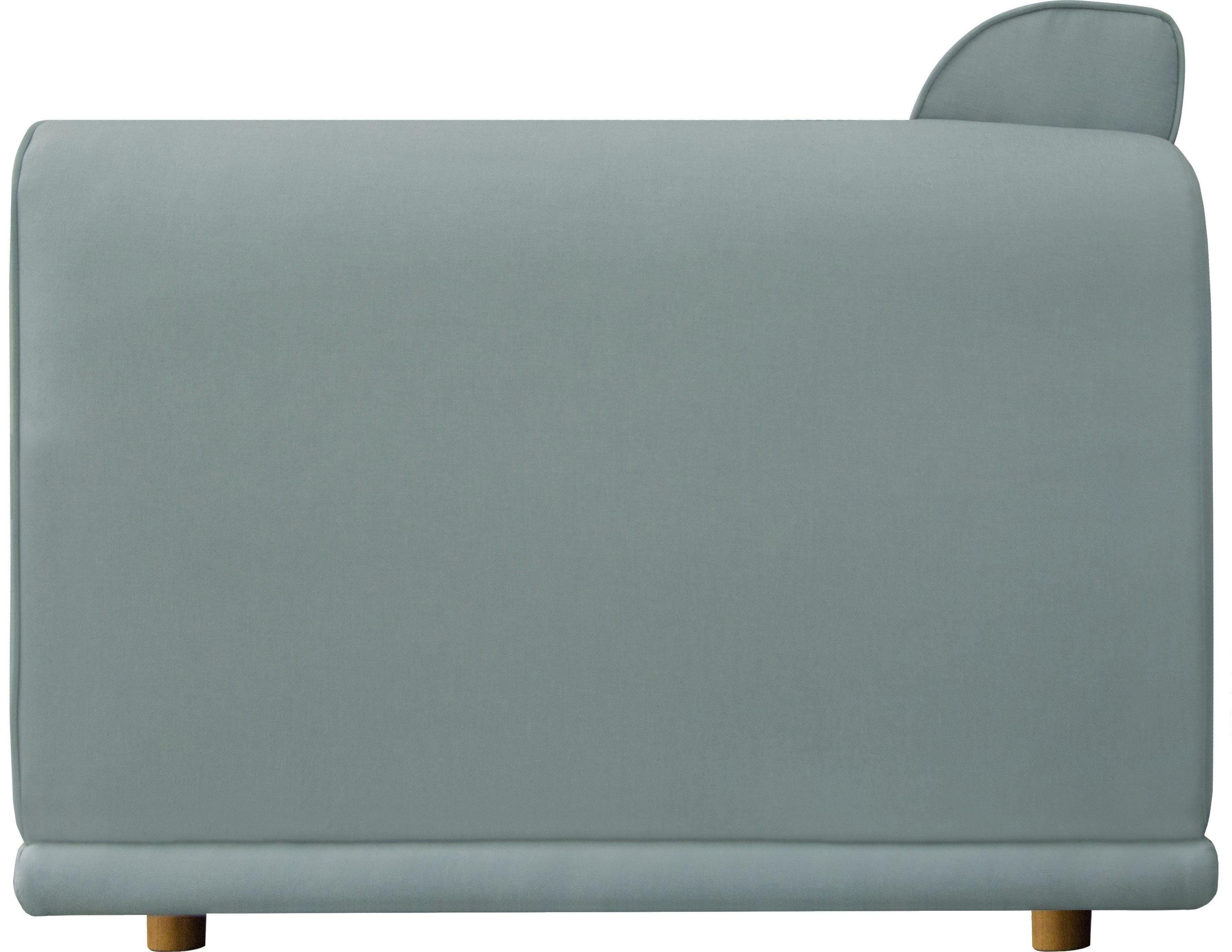 OTTO home Loveseat Maroon Sessel, in skandinavischem Design, mit losem Kissen