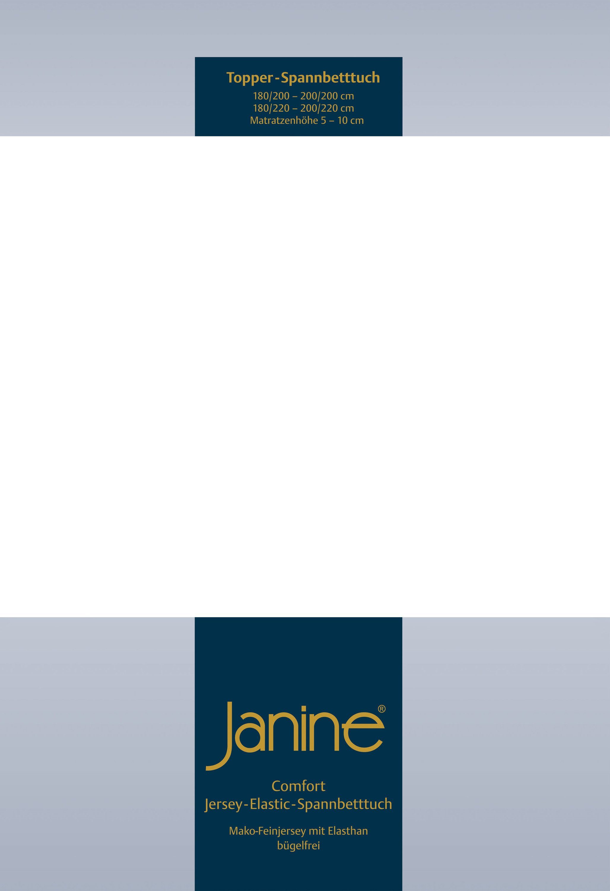 Janine Spannbettlaken ELASTIC 5002, Jersey-Elasthan, Gummizug: günstig online kaufen