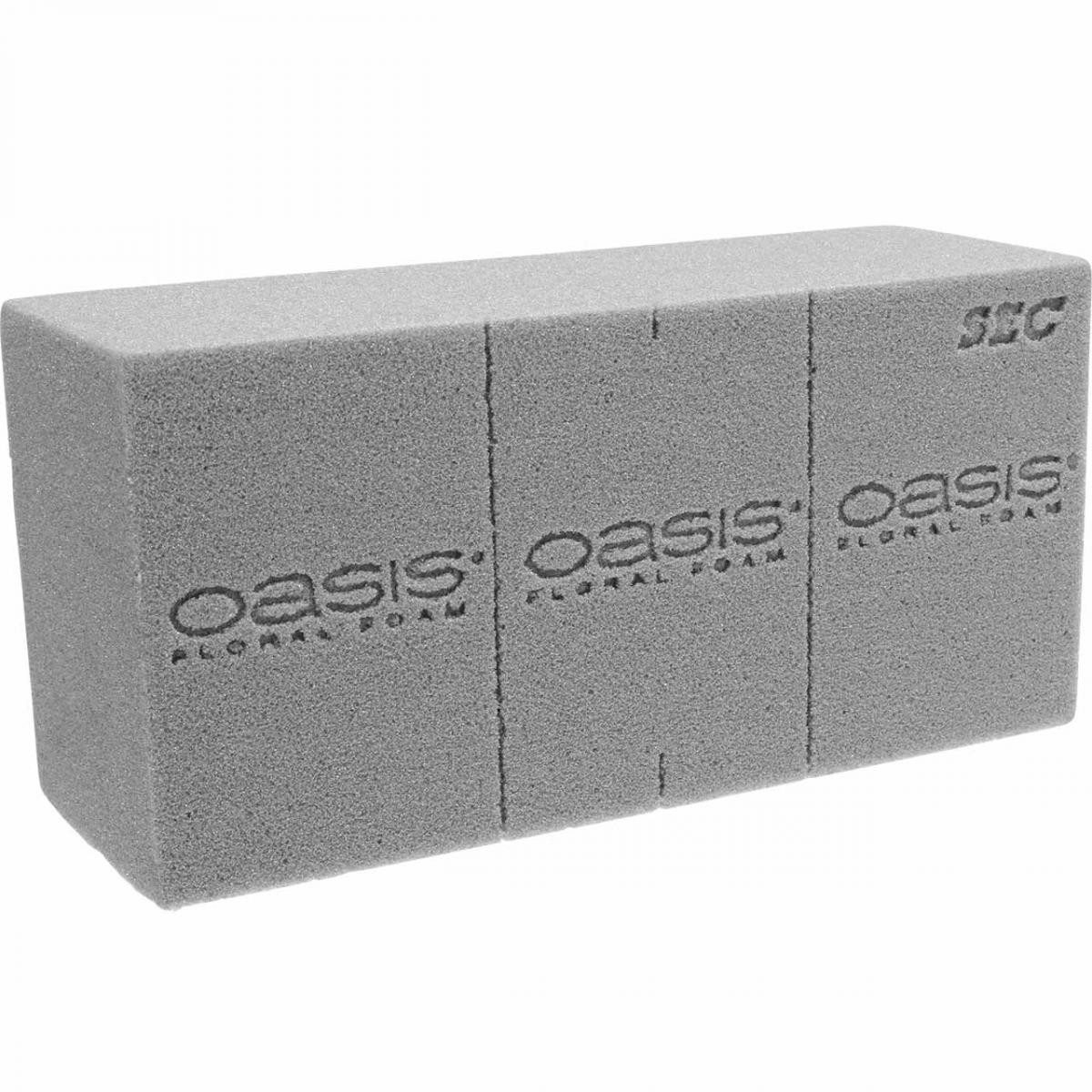 Oasis Bastelnaturmaterial Steckschaum Ziegel für Trockenblumen und Gestecke langlebig