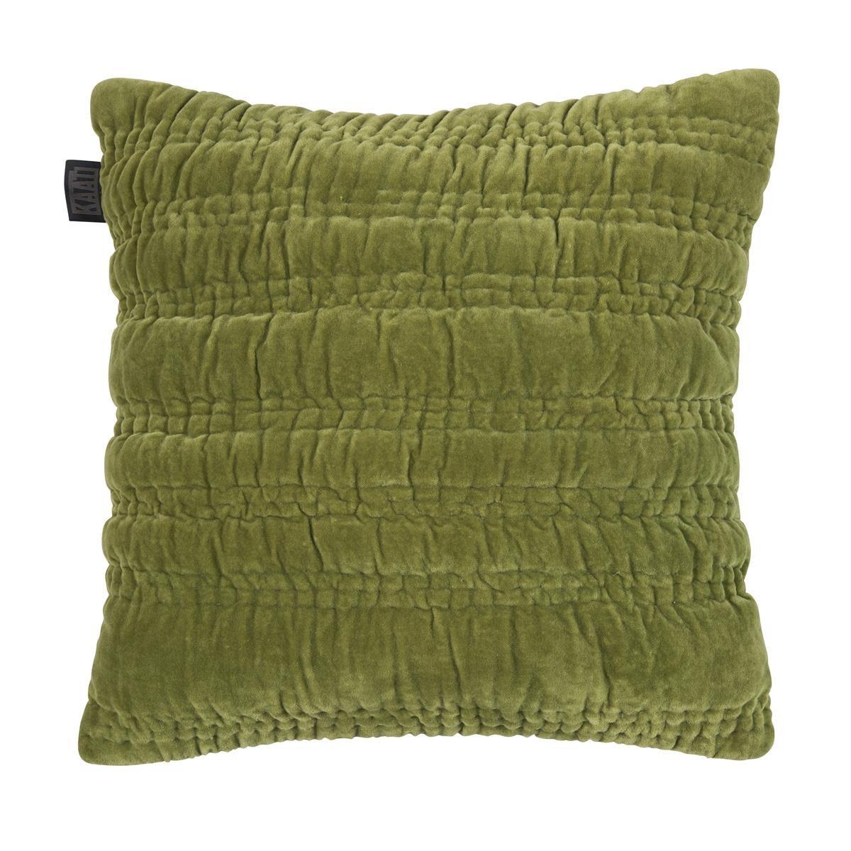 KAAT Amsterdam Dekokissen Quilta_Olive Green_UV_UV_43x43 1 Zierkissen 43 x 43 cm, Dekokissen Couch kissen Sofa Kissen