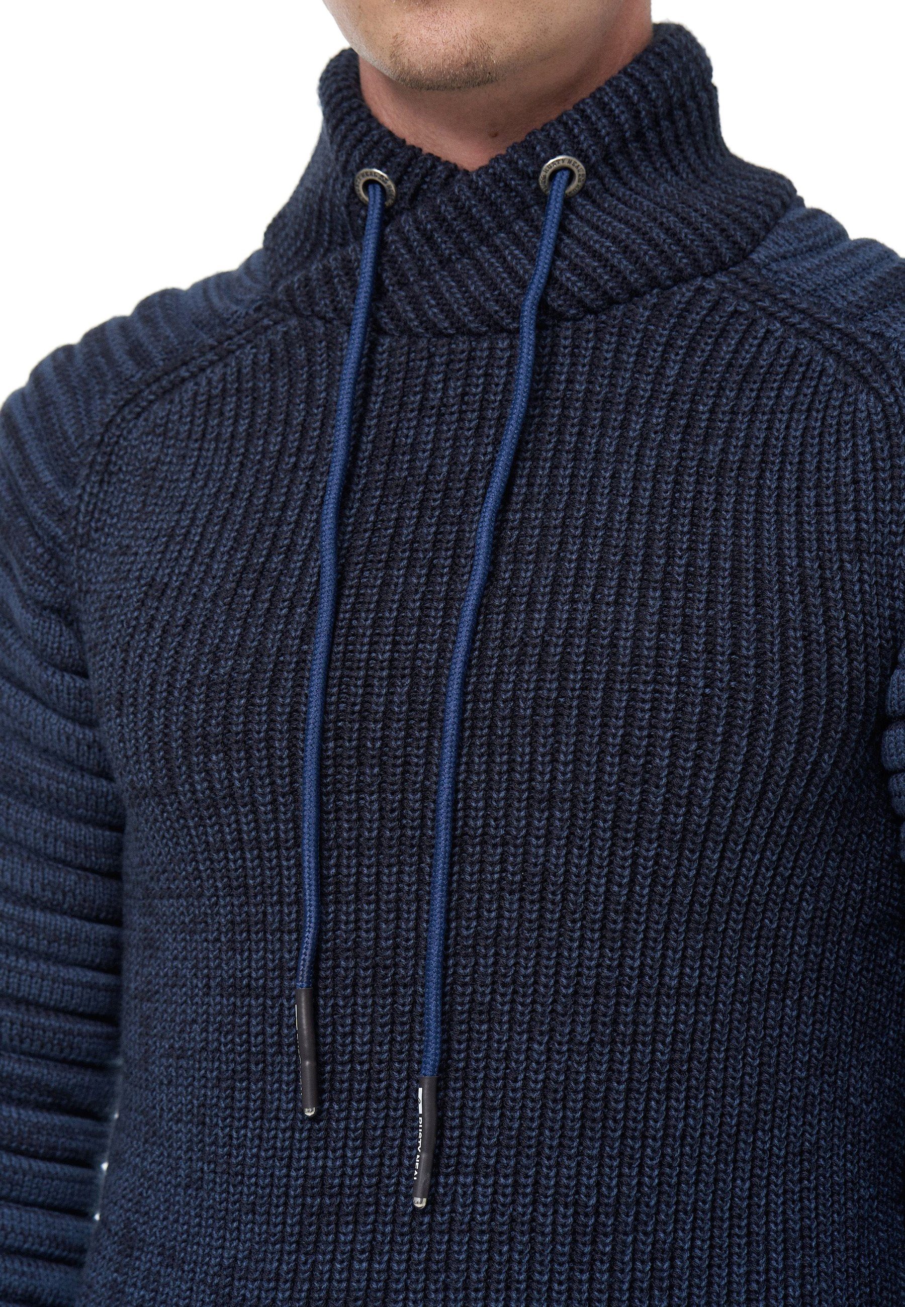 Rusty Neal Strickpullover mit kuscheligem Schalkragen