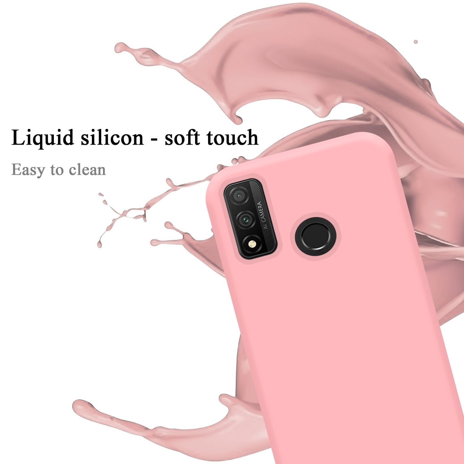 Cadorabo Handyhülle für Huawei P SMART 2020 Hülle Huawei P SMART 2020, Flexible Hülle TPU Silikon Schutzhülle Back Cover Case