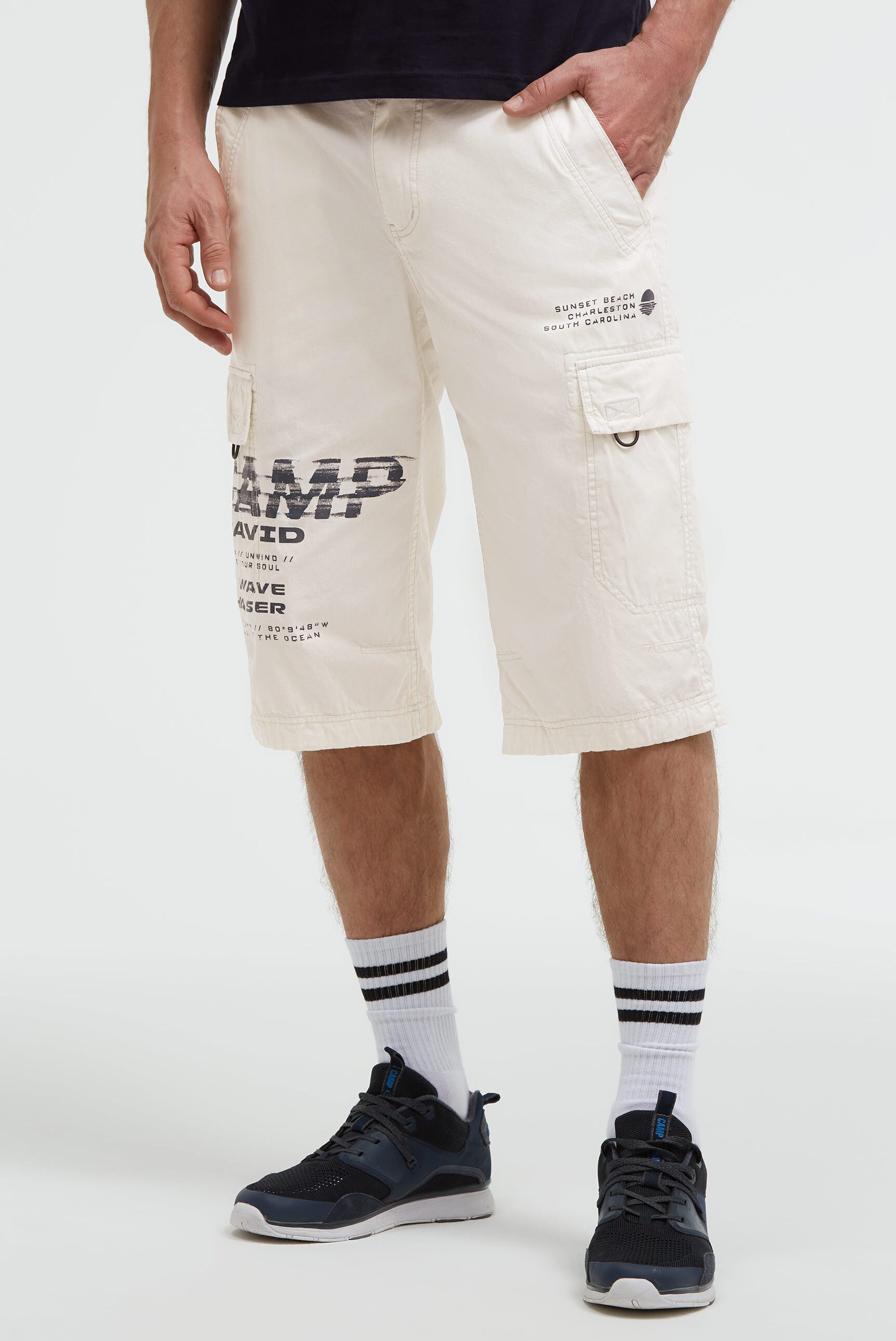 CAMP DAVID Skaterbermudas aus Baumwolle