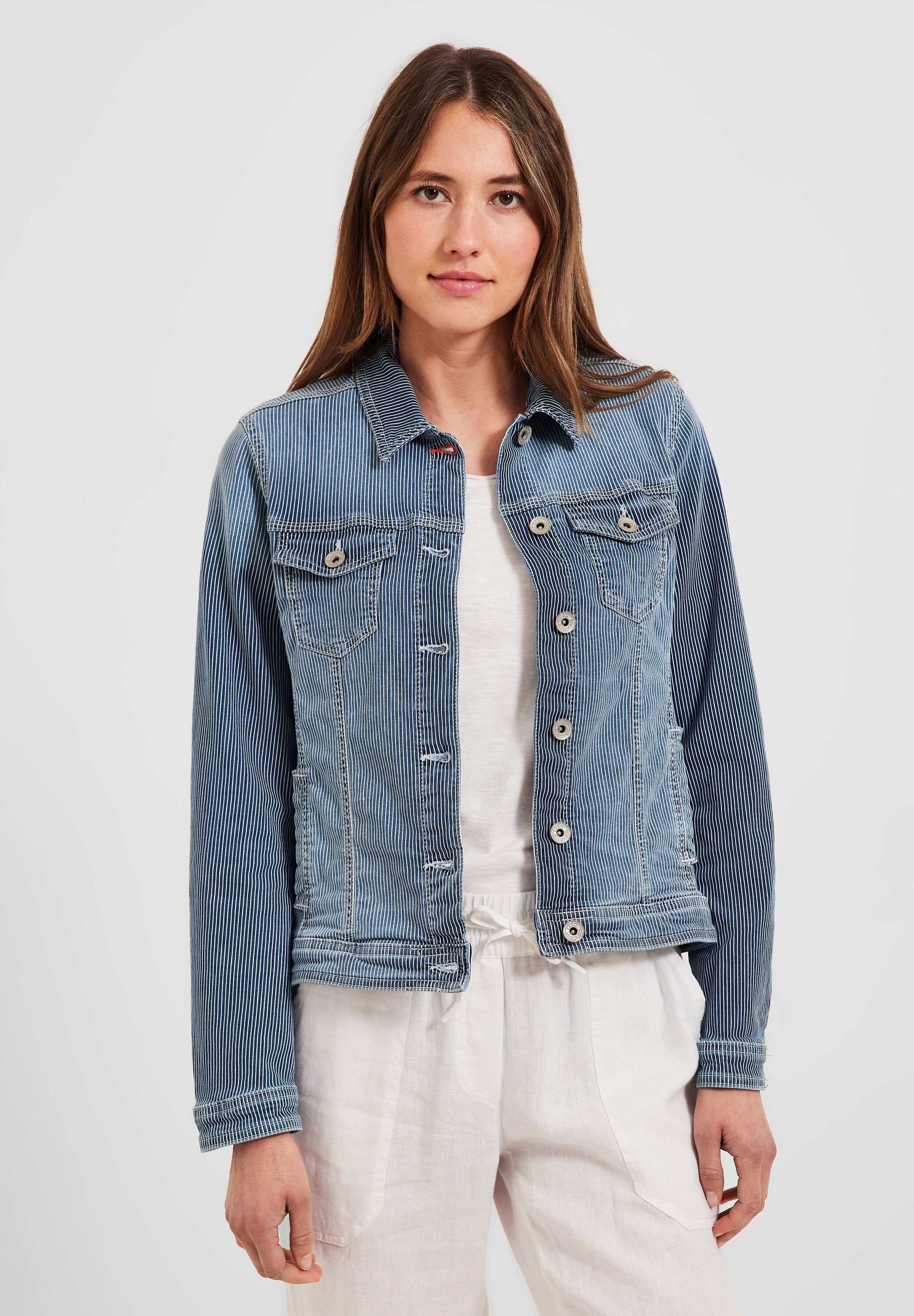 Jeansjacke Jeansjacke Cecil Gestreifte