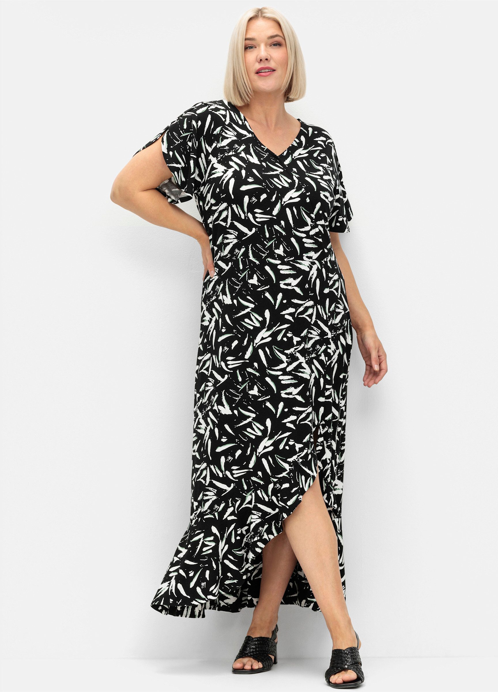 Sheego Jerseykleid Maxikleid günstig online kaufen