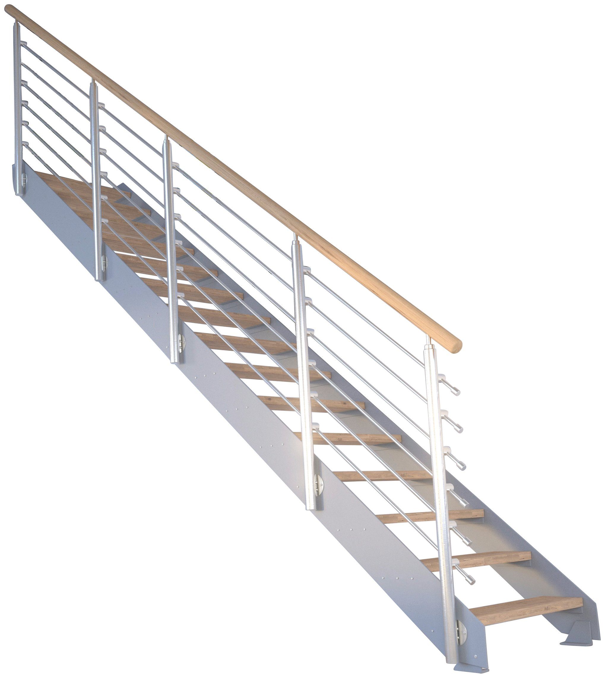 Starwood Stufen offen, Geteilte Design, Systemtreppe Kos,