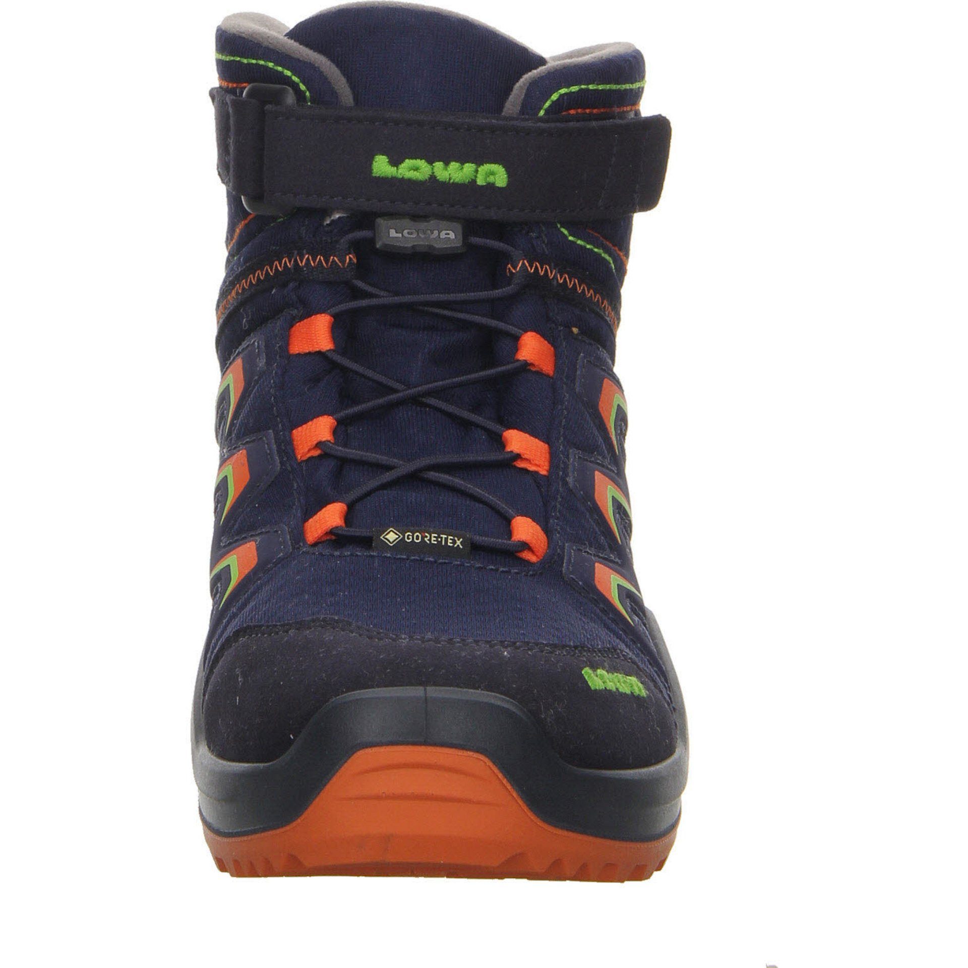 Lowa Jungen Stiefel Schuhe Maddox Warm GTX Boots Stiefel Textil navy/orange