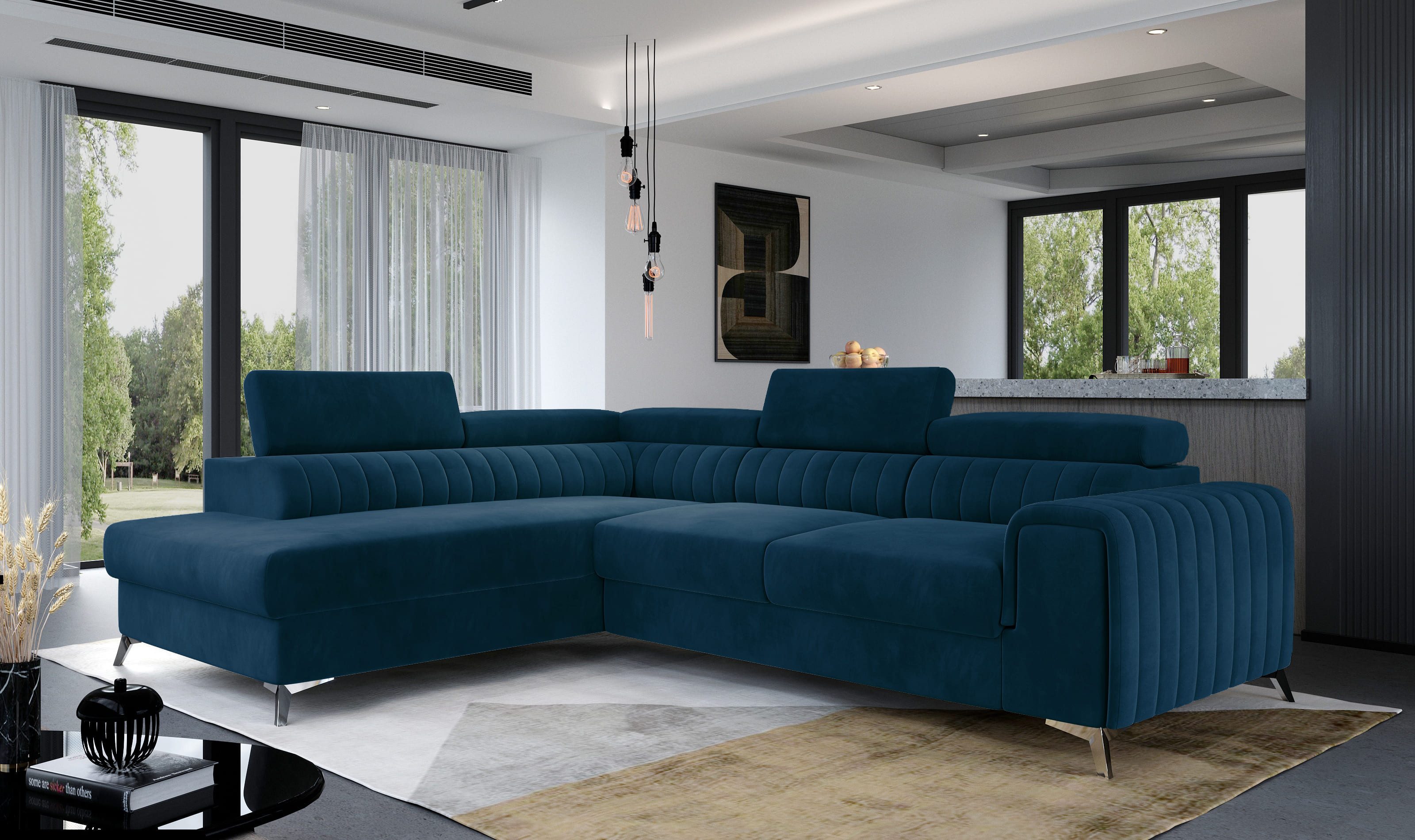 MOEBLO Ecksofa OLIVIER, mit Schlaffunktion und günstig online kaufen