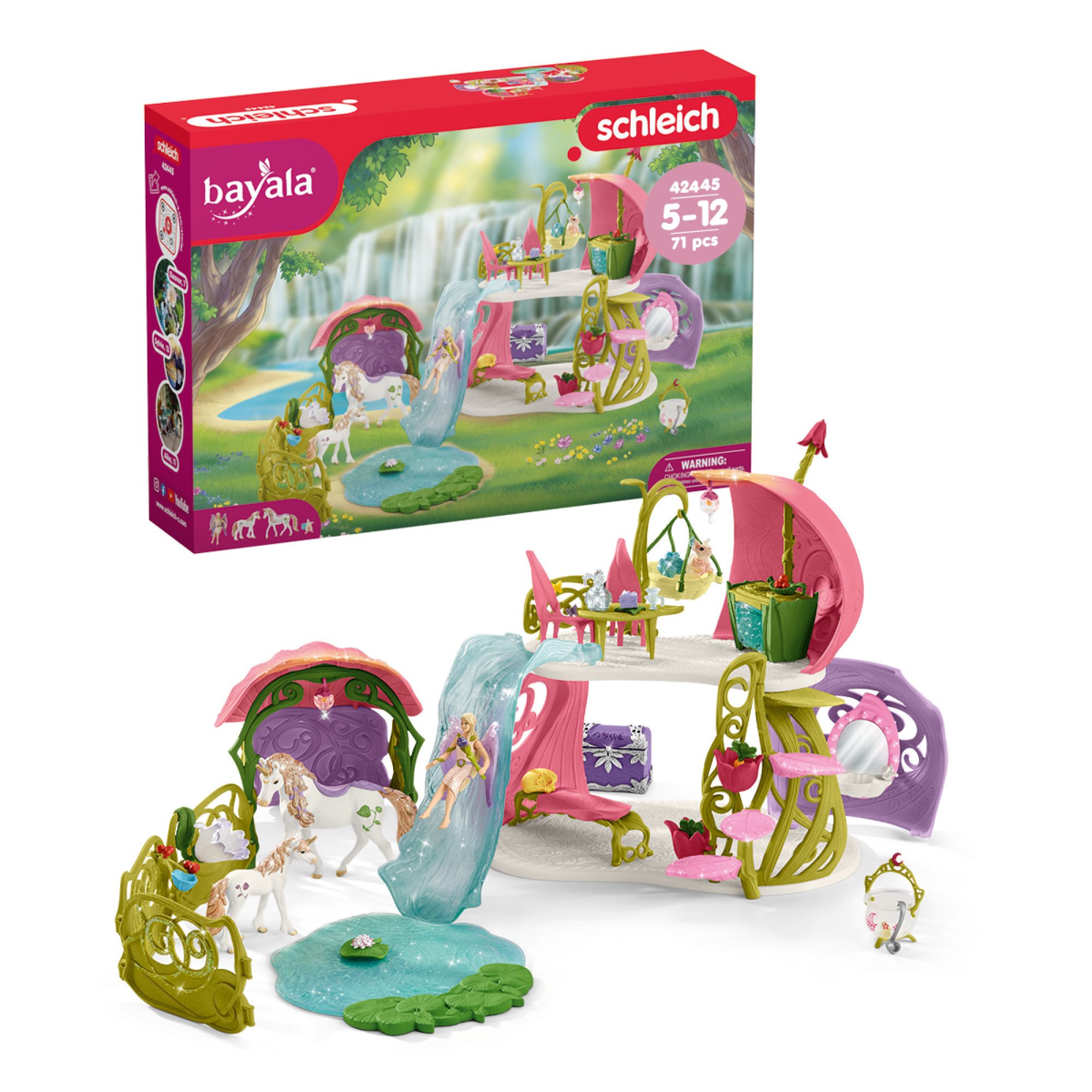 Schleich® Spielwelt BAYALA®, Glitzerndes Blütenhaus (42445)