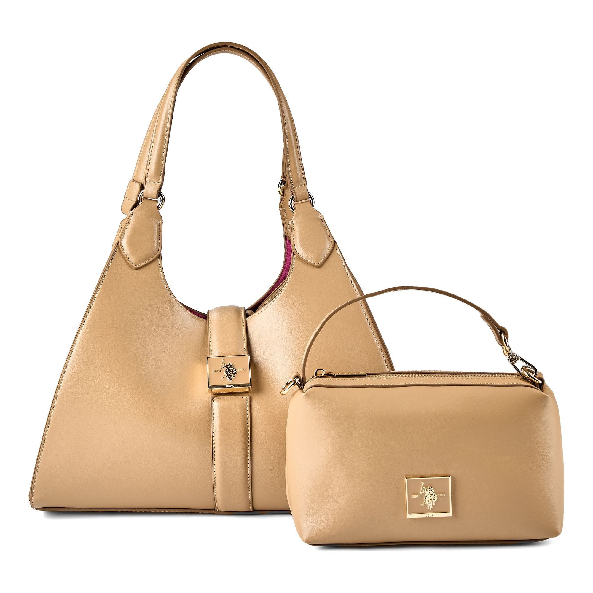 U.S. Polo Assn. Schultertasche Margaret, Polyurethan