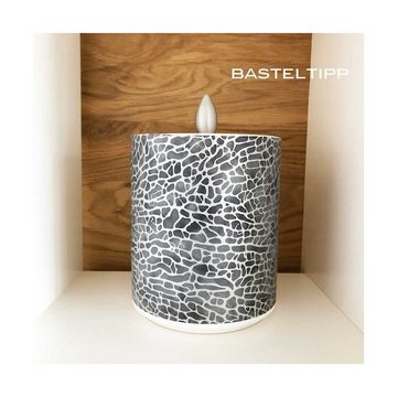 AS4HOME Möbelfolie Möbelfolie Ariel Design grau silber - 45 cm x, Muster: Tarnmuster