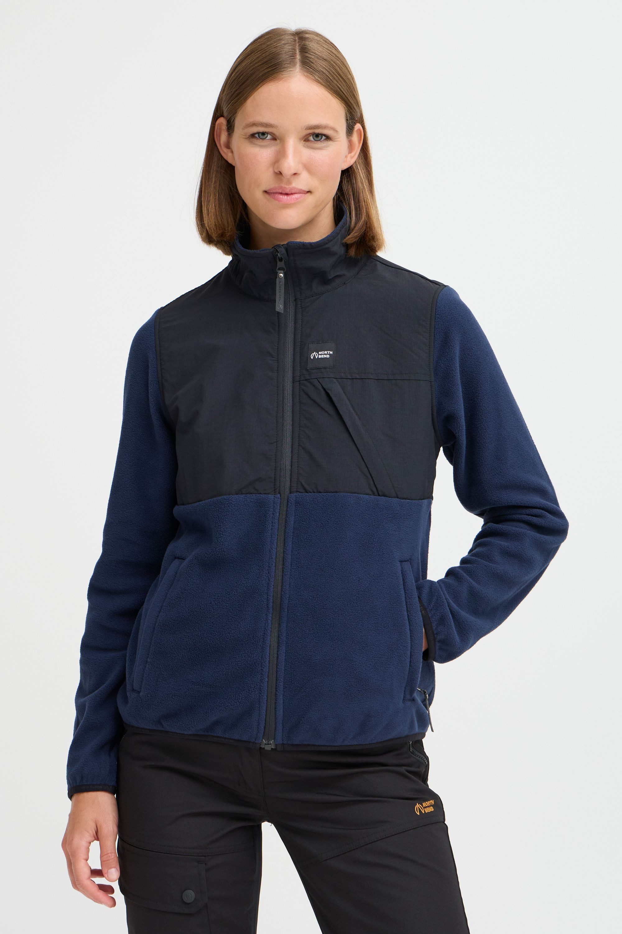 North Bend Fleecejacke NBDelia W Atmungsaktive Fleecejacke