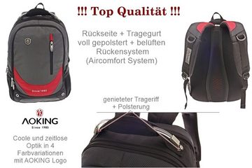 SHG Freizeitrucksack Rucksack Schulrucksack Sportrucksack Laptoprucksack Tagesrucksack