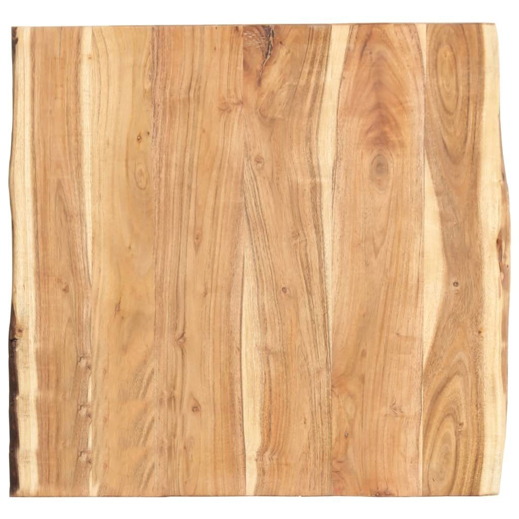 furnicato Tischplatte Massivholz Akazie 58x(50-60)x3,8 (1 cm St)