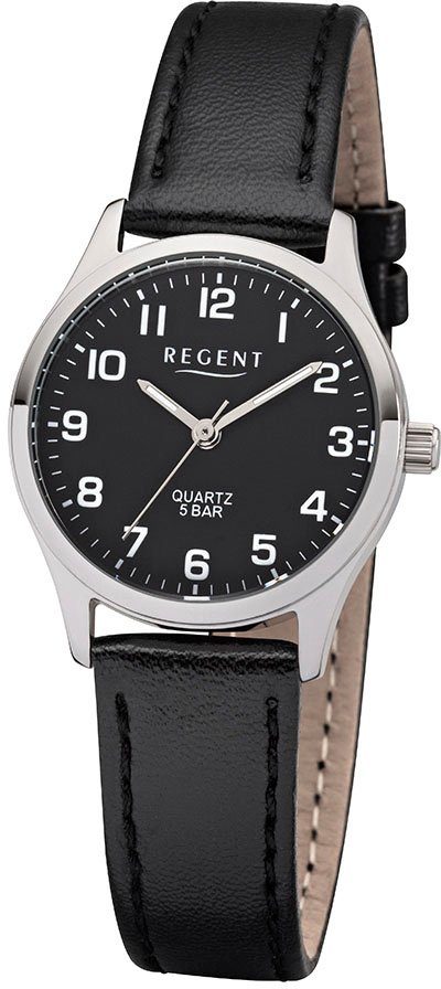 Regent Quarzuhr F1565 - 31254417, Armbanduhr, Damenuhr, Leuchtzeiger, Leder günstig online kaufen