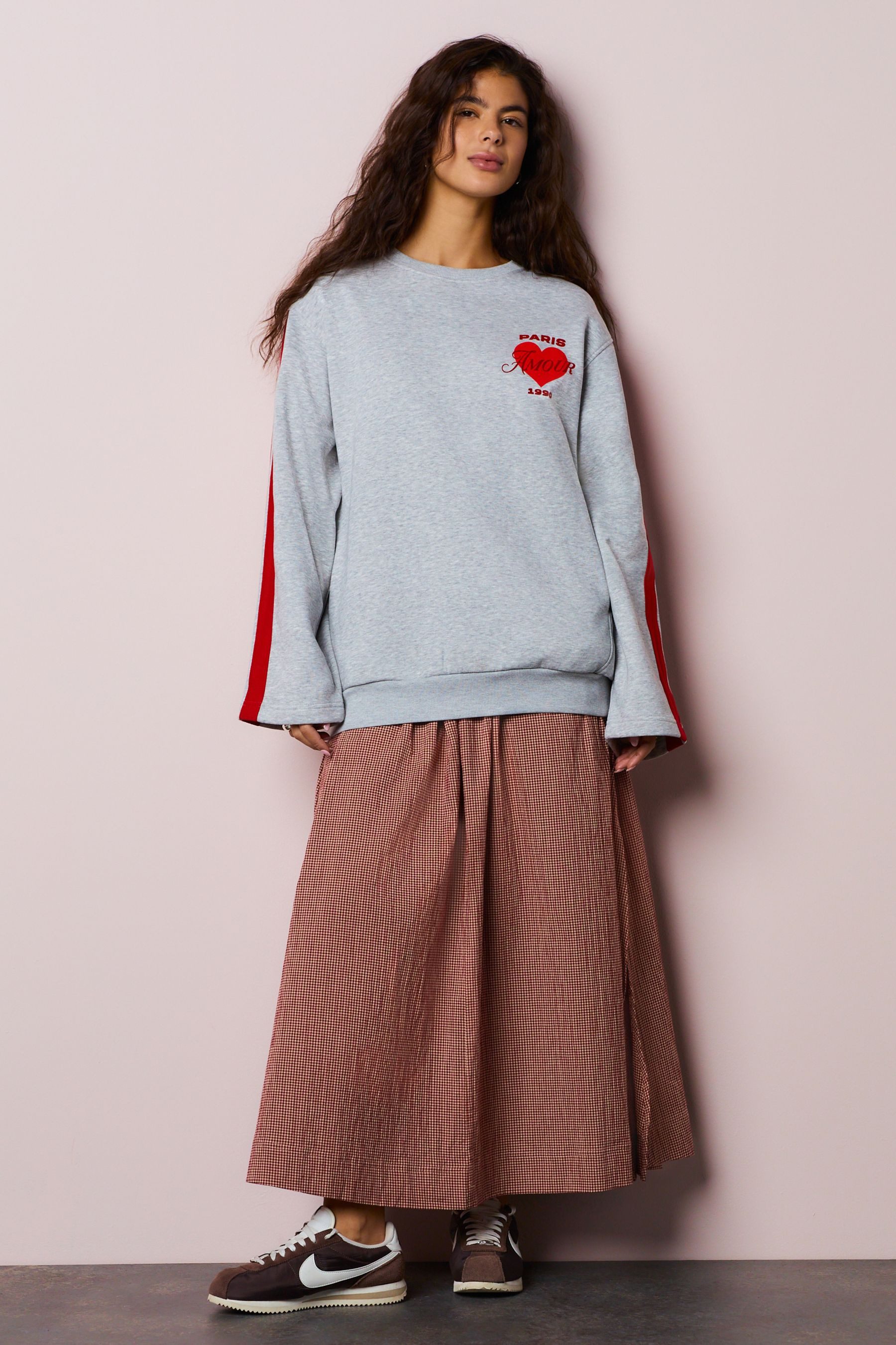 Next Sweater Sweatshirt mit Grafik und Herzmotiv, Paris (1-tlg) – Bild 3 von 5
