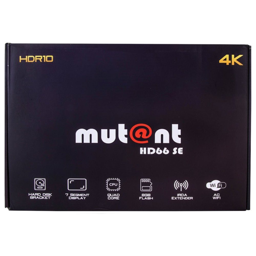 Mutant Mutant HD66 SE 2x 4K Satellitenreceiver DVB-S2X