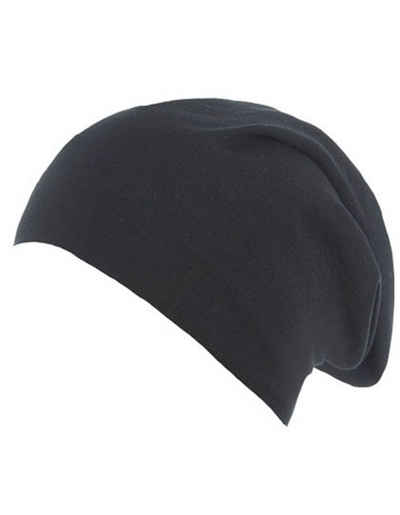 Goodman Design Jerseymütze Unisex Beanie Leichte Mütze etwas länger geschnitten angenehmer Tragekomfort