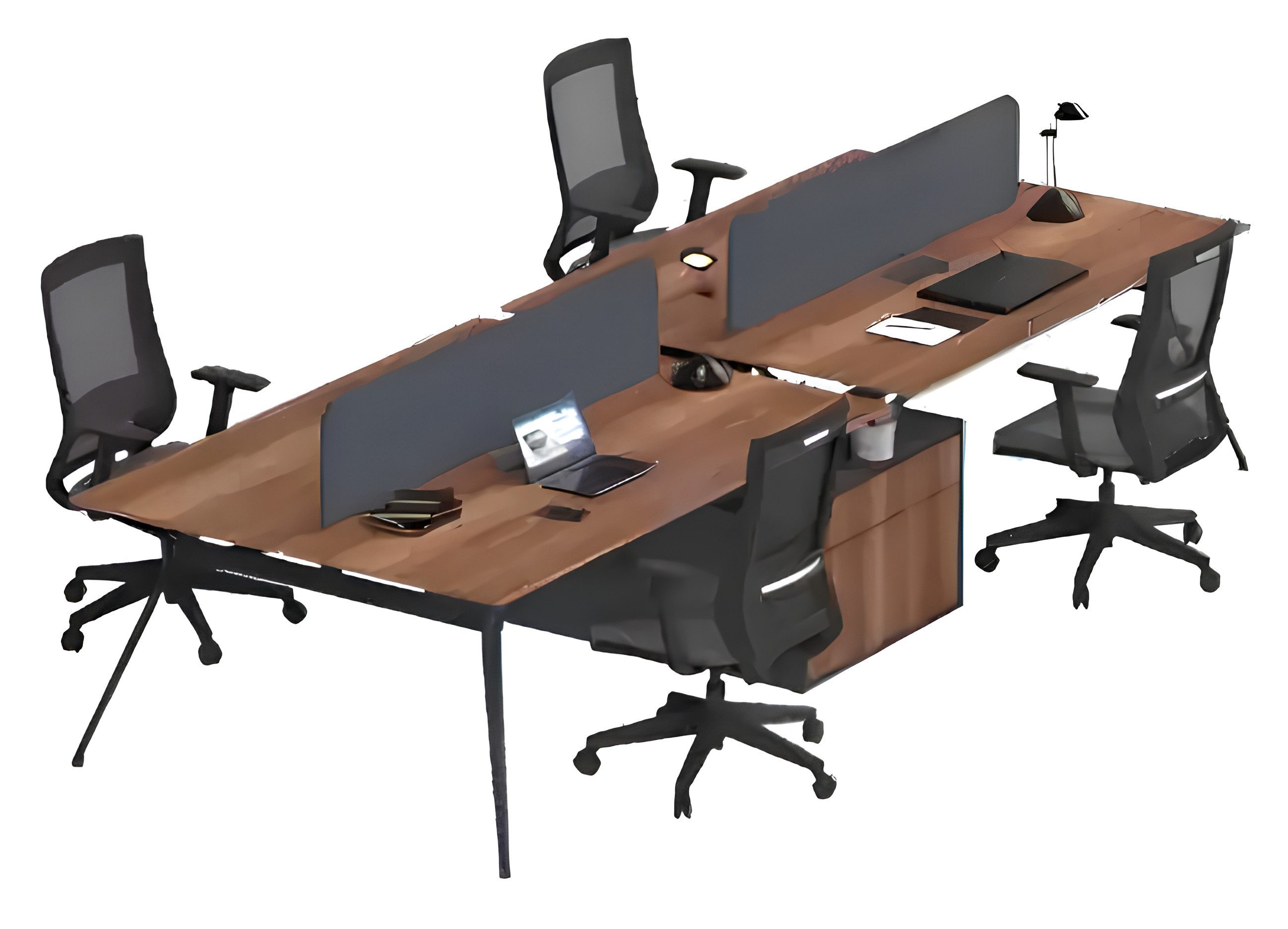 Xlmoebel Arbeitstisch Massivholztisch für Büro und Arbeitszimmer in edlem Design (1-St., Arbeitstisch), Hergestellt in Europa