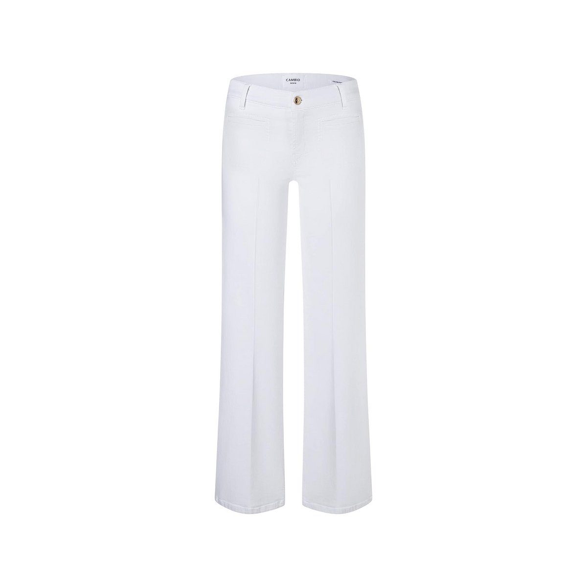 Vertrauen und Qualität an erster Stelle Cambio 5-Pocket-Jeans uni (1-tlg)