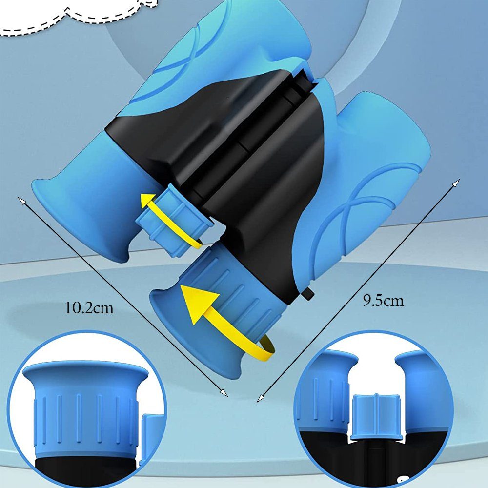 für HD wasserdicht Ferngläser Fernglas GelldG Fernglas Kinder Feldstecher 8-fach