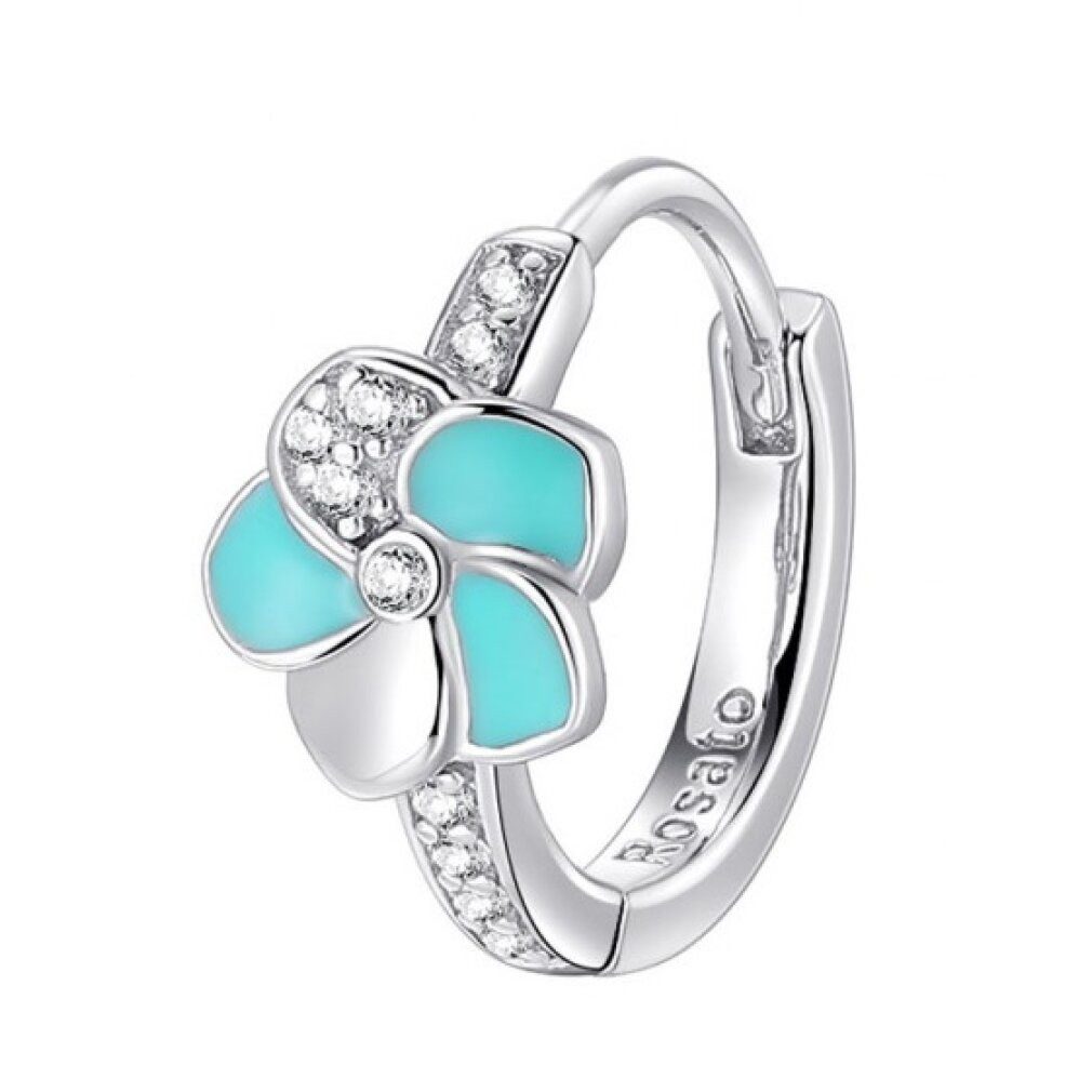 Rosato Ohrring-Set Silberne Einzelohrringe Blume Allegra RZAL003