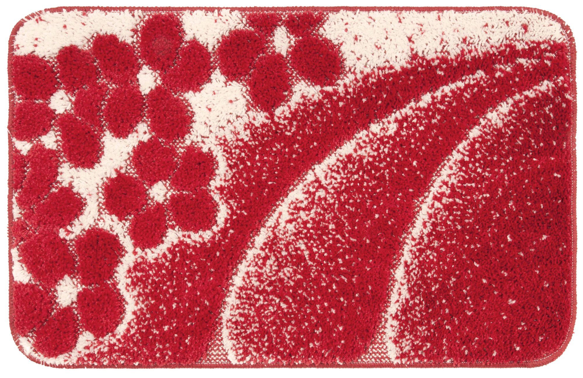 Lashuma Badematte Paros, Polypropylen, Duschvorleger 50x80 cm, Eckiger Badeteppich