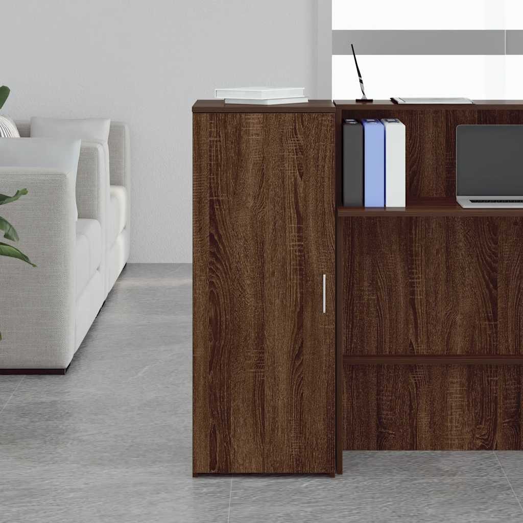 vidaXL Fächerschrank Lagerschrank Braun Eichen-Optik 40x45x103,5 günstig online kaufen